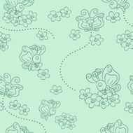 Seamless Butterfly Background N3