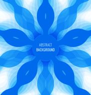 Abstract blue circle background with banner N2