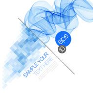 Smoke wave background Vector illustration N17