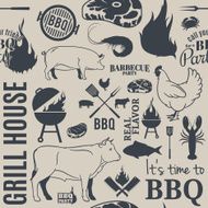 BBQ Seamless Pattern N2