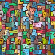Colorful urban abstract pattern Seamless bright texture N2