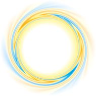Abstract vector background Round rotating frame