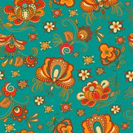 Seamless texture with flowers N124