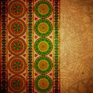Vintage ethnic background N7