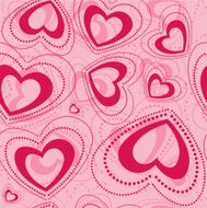 Seamless pattern with hearts N135