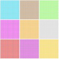 Set of seamless tablecloth pattern