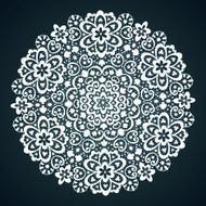 Ornamental round lace pattern N33