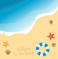 Beach graphic