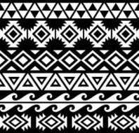 Aztec Seamless Pattern Design N2