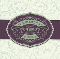 hand-sketched vintage frame N13