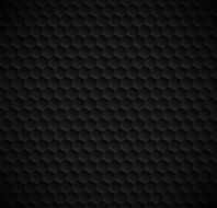 Vector hexagons seamless black background