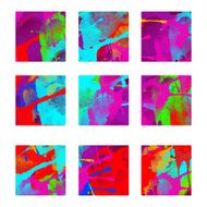 Set watercolor colorful backgrounds