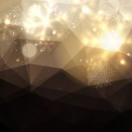 Beige winter triangle background