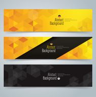 Collection banner design vector background N3
