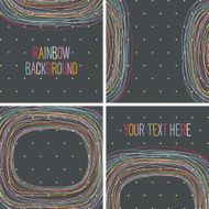 Abstract rainbow background on dark Template for your design N2