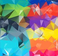 Abstract geometric background space N16