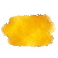 Watercolor yellow paint stain N2