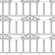Antique colonnade pattern N2