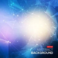 Abstract polygonal blue colorful low poly bright background