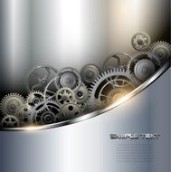 Vector Background With Gears