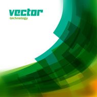 Vector background with green blurred lines