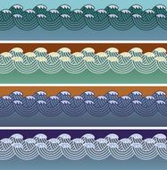 Wave seamless patterns N2