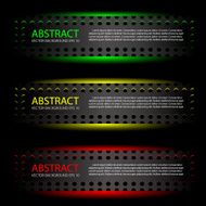 Abstract metal label background