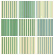Vector set of striped seamless retro patterns blurred soft effect