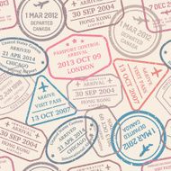 vintage postage background N2