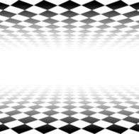 Perspective checkered surface N32