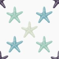 Vintage background with sea stars N2
