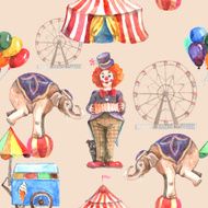 Circus seamless pattern N5