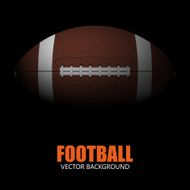 Realistic american football Vector background