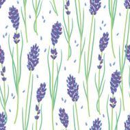 Seamless pattern with lavender N3