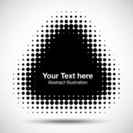 Abstract Halftone Design Element N2