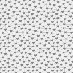 Seamless pattern with hearts linked together N5