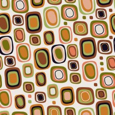 Geometric pattern with abstract elements