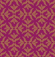 Abstract floral seamless wallpaper with leaves decor N6