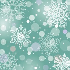 Christmas snowflakes vector background