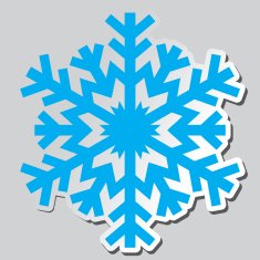 Snowflakes Vector illustration N12