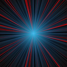 Abstract blue and red stripes burst background N2