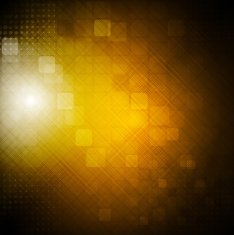 Hi-tech abstract orange design