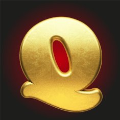vector golden letter N69