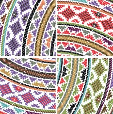 ancient pattern Vector illustration N96