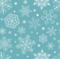 Christmas seamless pattern from snowflakes N25