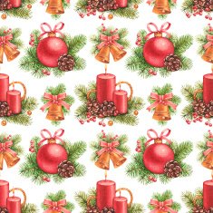 vintage christmas pattern N5