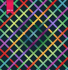 Decorative checkered multicolor pattern free image download