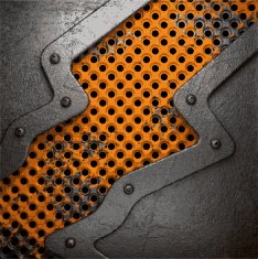 Old metal background N1365