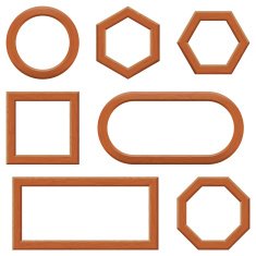 Wooden frames set N2