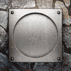 metal and stone background N382